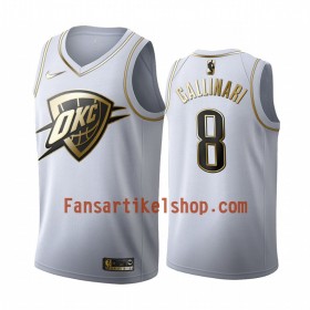 NBA Oklahoma City Thunder Trikot Danilo Gallinari 8 Nike 2019-2020 Weiß Golden Edition Swingman - Herren